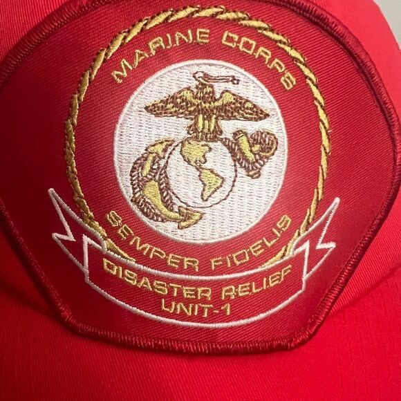 Vintage Toppers Marine Corps Semper Fidelis patch SnapBack hat. Men’s OSFA - Picture 2 of 5